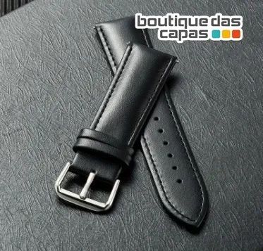 Pulseira de couro para smartwatch Amazfit Gts Huami Bip 2 Xiaomi digital ou analogico 20MM - Foto 3