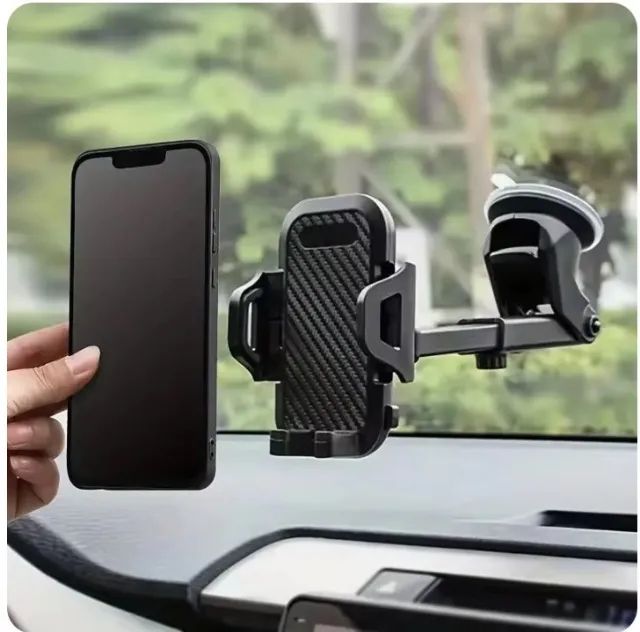 Suporte veicular para celular com ventosa - Foto 3