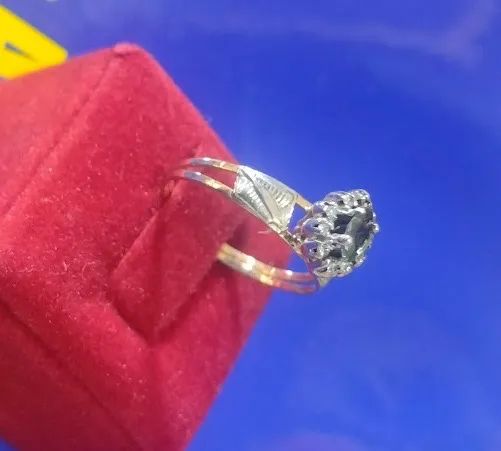 Anel Colação de Grau Formatura Feminino Aro Ouro 18 Kilates Cabeça Prata Peso 1.80 Gramas  - Foto 6