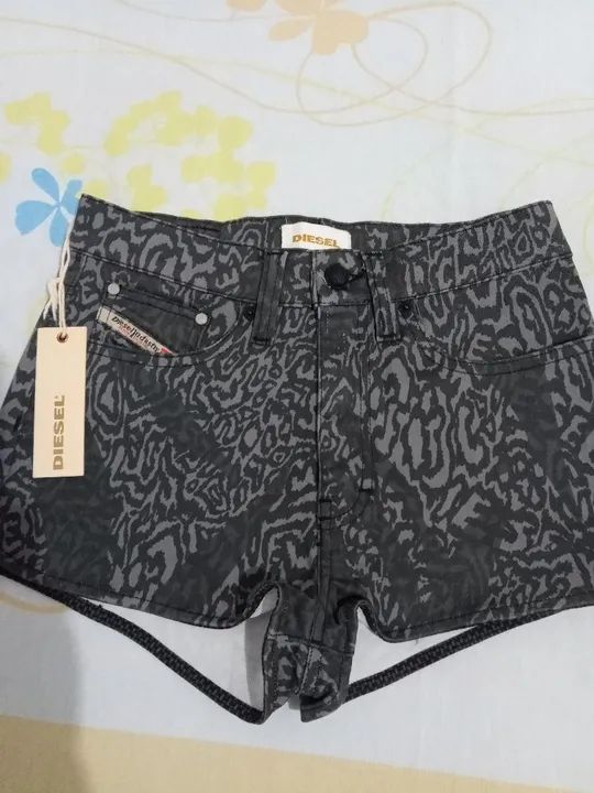 Shortinho Jeans Curtinho Diesel Novo