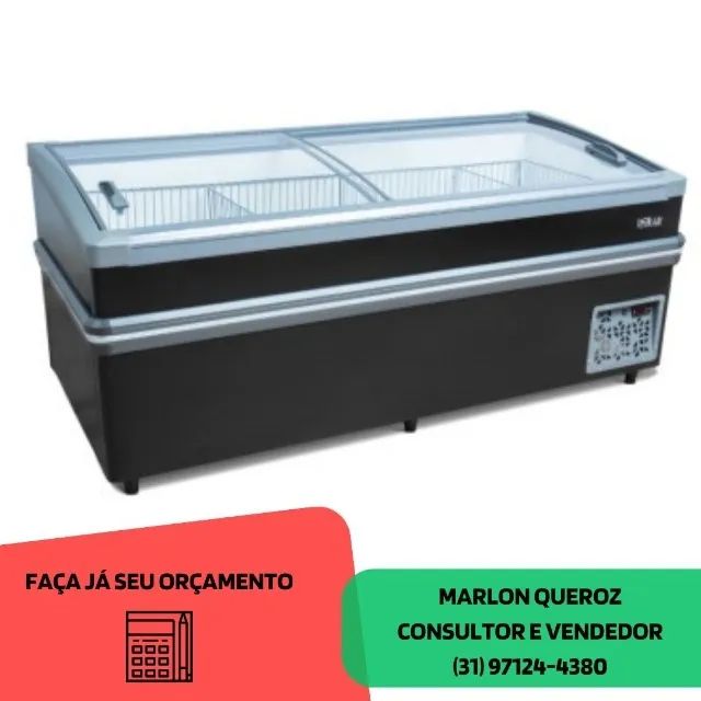 Ilha de Congelados 2,2m Nova