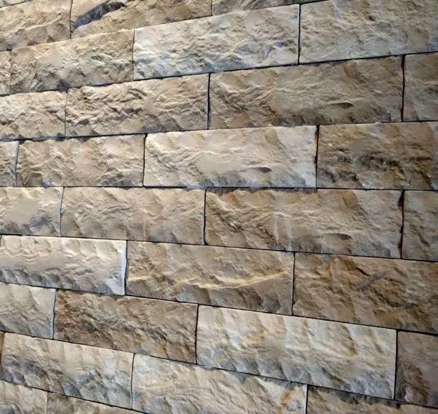 Revestimento Rock Face Cimentício.      DS pisos e revestimentos