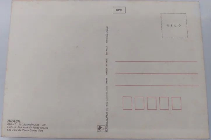 Cartão postal original de Florianópolis da década de 1960.   - Foto 2