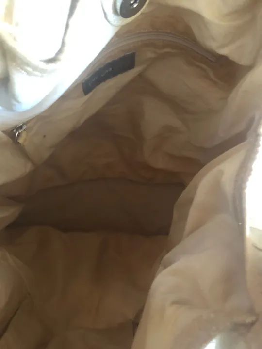 Bolsa cor creme com lantejoulas  - Foto 5