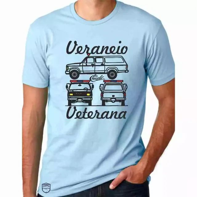 Camiseta veraneio veterana GM polícia  - Foto 5