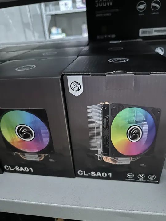 Cooler Gamer Cl-sa01 4 Heatpipe 150w Led Intel Amd - Foto 2