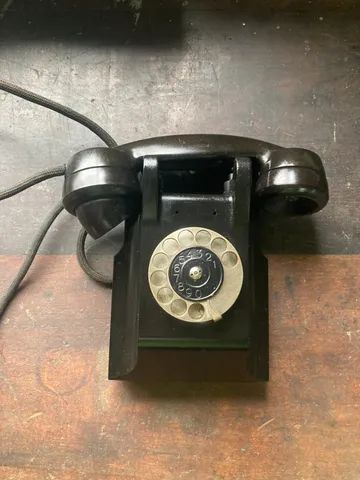 Telefone Antigo de parede Ericsson anos 50/60 - Funcionando perfeitamente