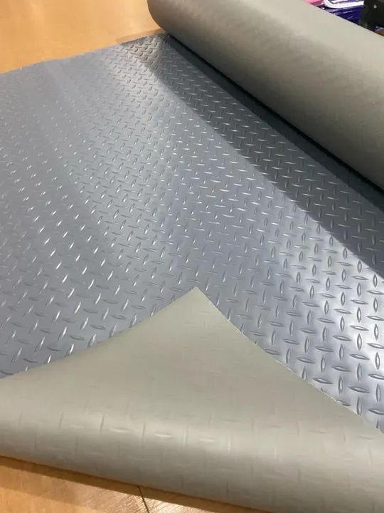 Piso emborrachado cinza - Foto 3