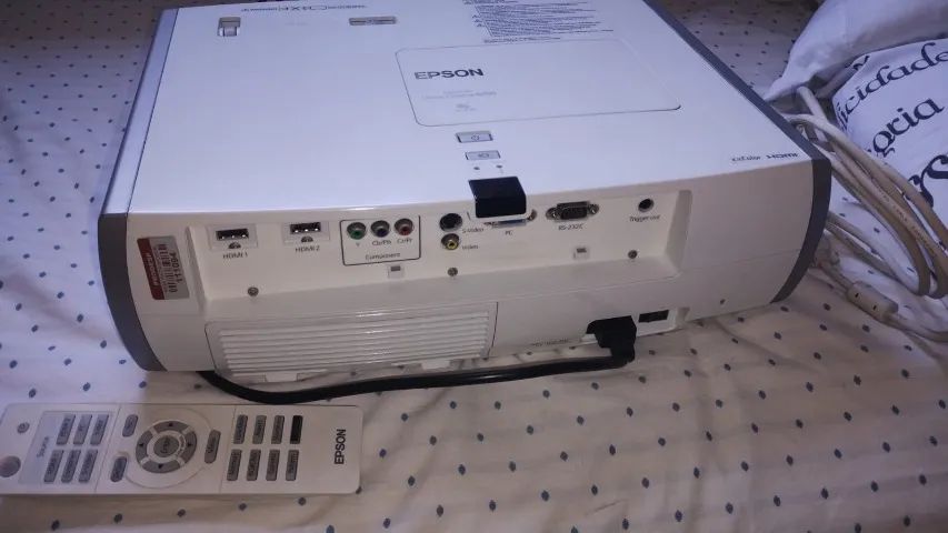 Epson Home Cinema 8350 Power Lite 3lcd Hdmi - C/controle e Case (Bolsa) - ACEITO TROCA! - Foto 4