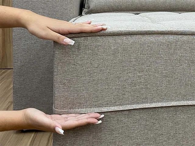 Sofá Retrátil Reclinável 2,90m D33 Molas Ensacadas Elegance a64 - Foto 4