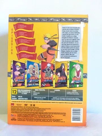 Dvd Naruto Shippuden Box 1 - 1º Temporada, Original Play Arte