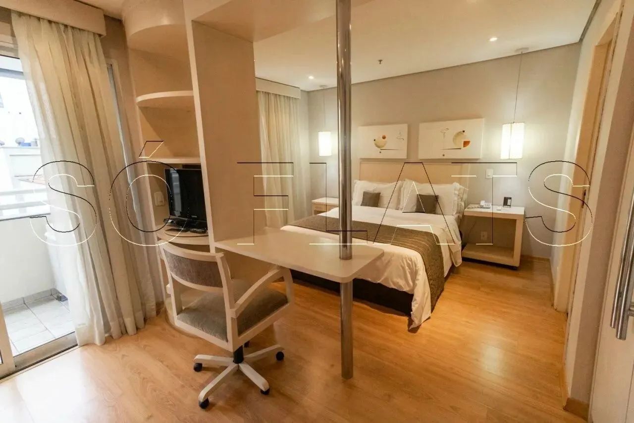 Flat na Bela Vista, a poucos Metros do Hospital Sírio Libanês e Av. 9 de Julho - Foto 2