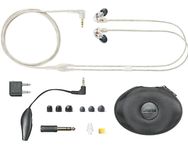 Fone de Ouvido Profissional In-Ear Shure SE535, Transparente - Foto 3
