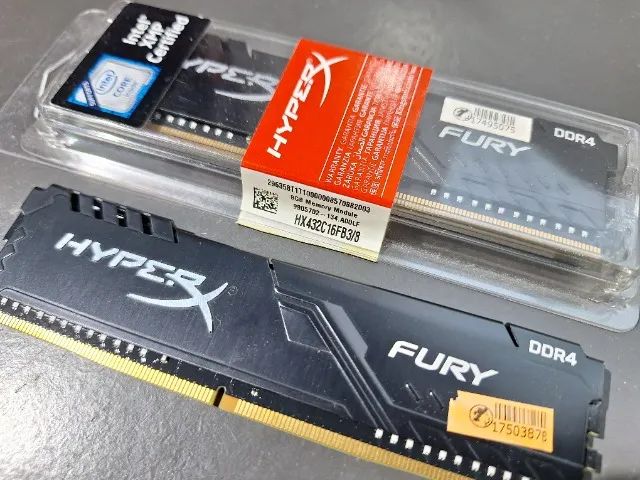 Memória RAM DDR4 HyperX Fury 16GB (2x8) 3200mhz