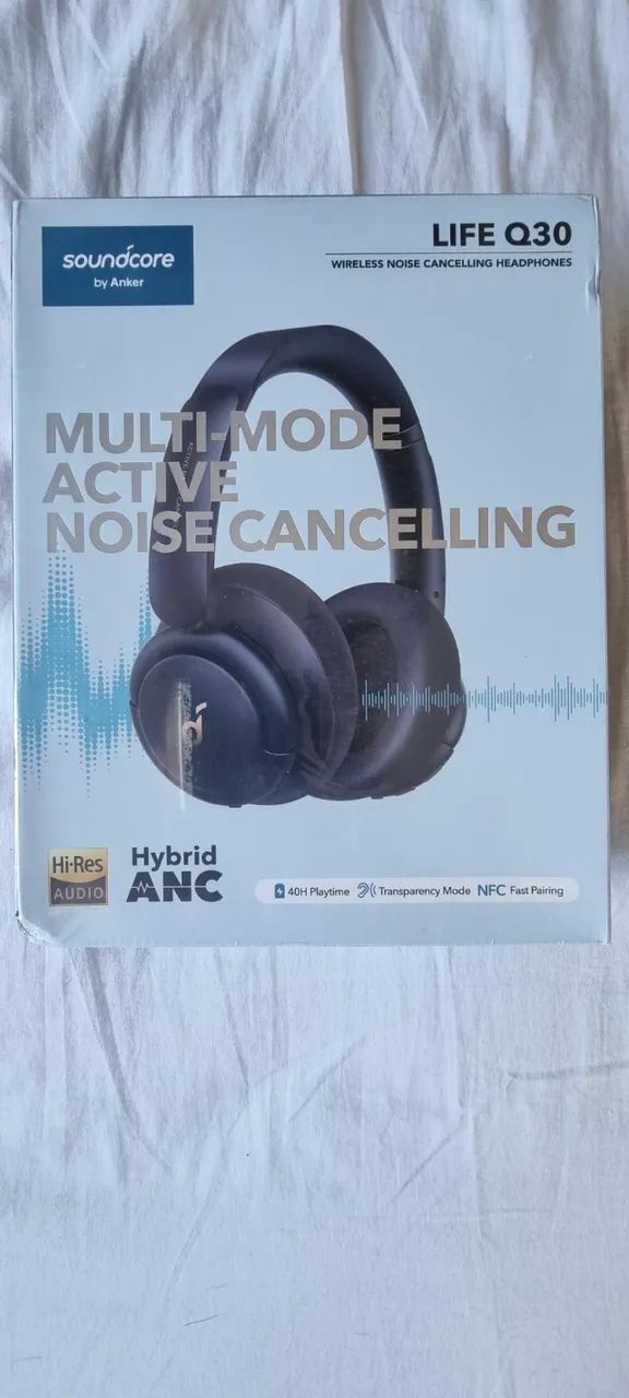 Fone de Ouvido Anker Q30 - Preto - Rosa - Azul - Lacrado - Original - Foto 3