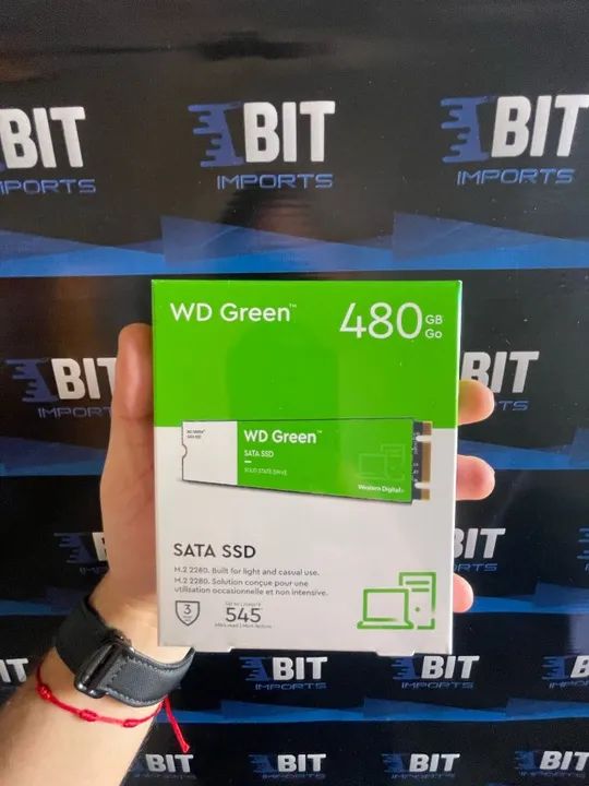 SSD 480GB M.2 Sata | WD GREEN | Novo Lacrado | Original