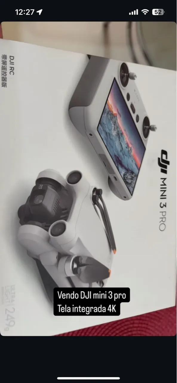 DJI Mini 3 Pro - Tela Integrada 4K