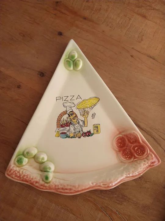 Jogo de Pratos Pizza Vintage - 6 pratos  - Foto 4
