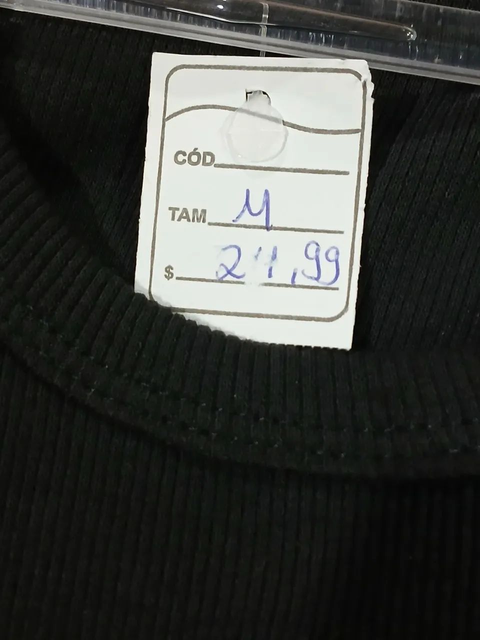 Camiseta preta masculina  - Foto 4