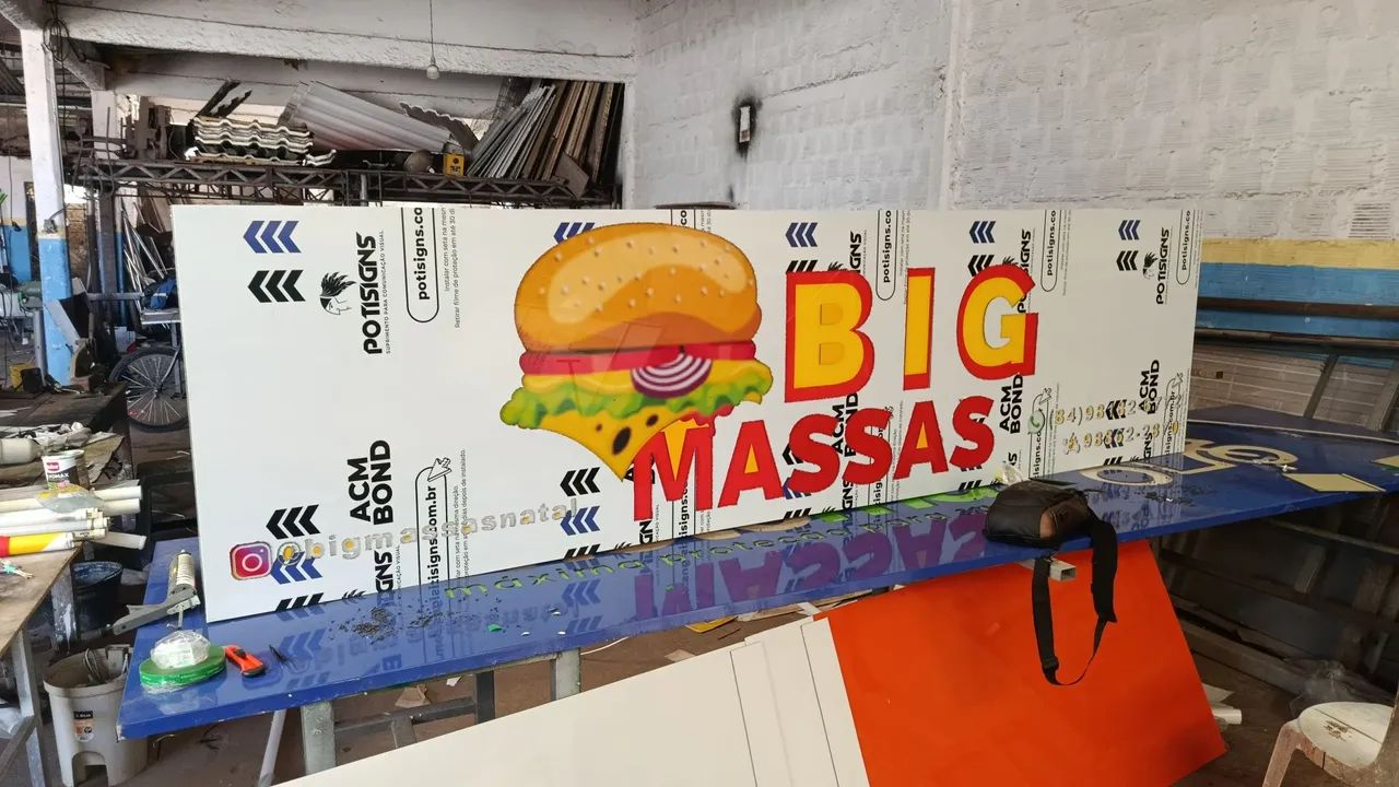 Placa em ACM 3x80 luminosa - Foto 4