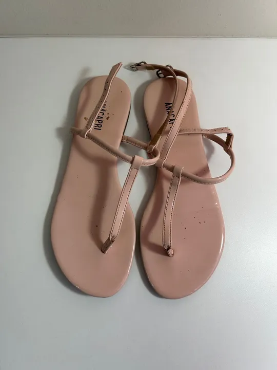 Sandálias rasteirinhas rosa - tamanho 35