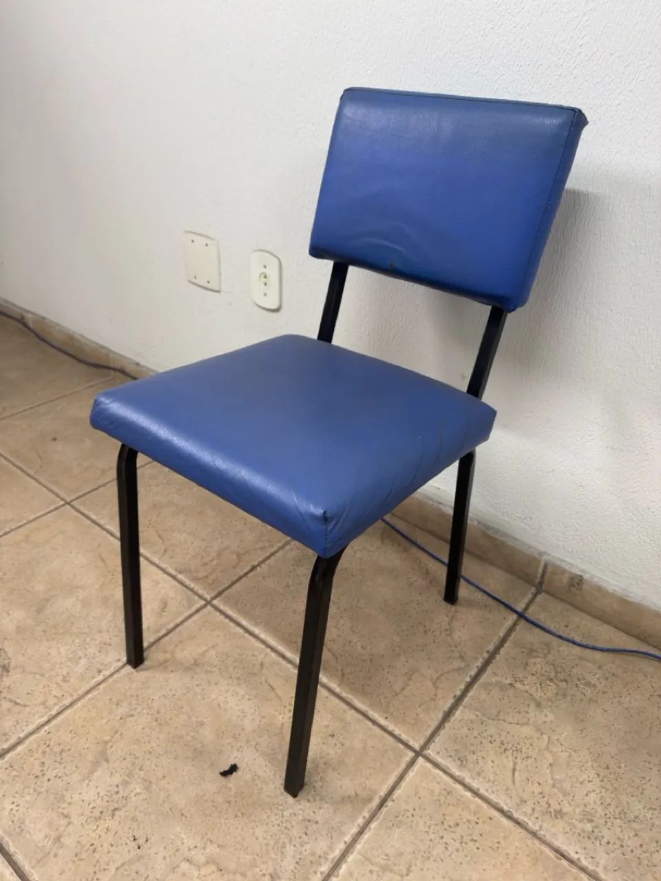 Cadeira de Escritório Azul - Foto 2