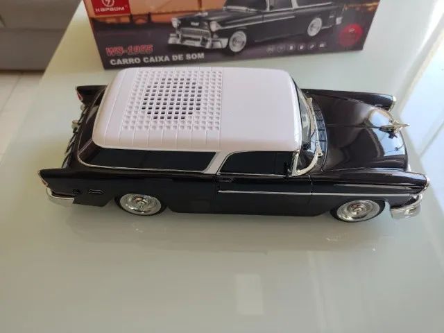 Caixa de Som Carro Clássico - Bluetooth Usb Rádio Fm - Foto 2