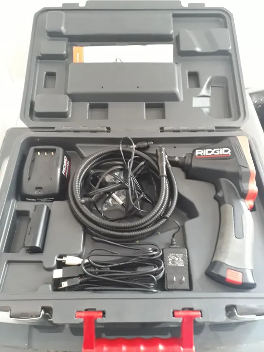 Ridgid câmera de inspeção de tubos.