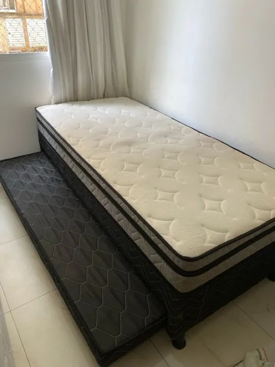 Cama box auxiliar solteiro  - Foto 2