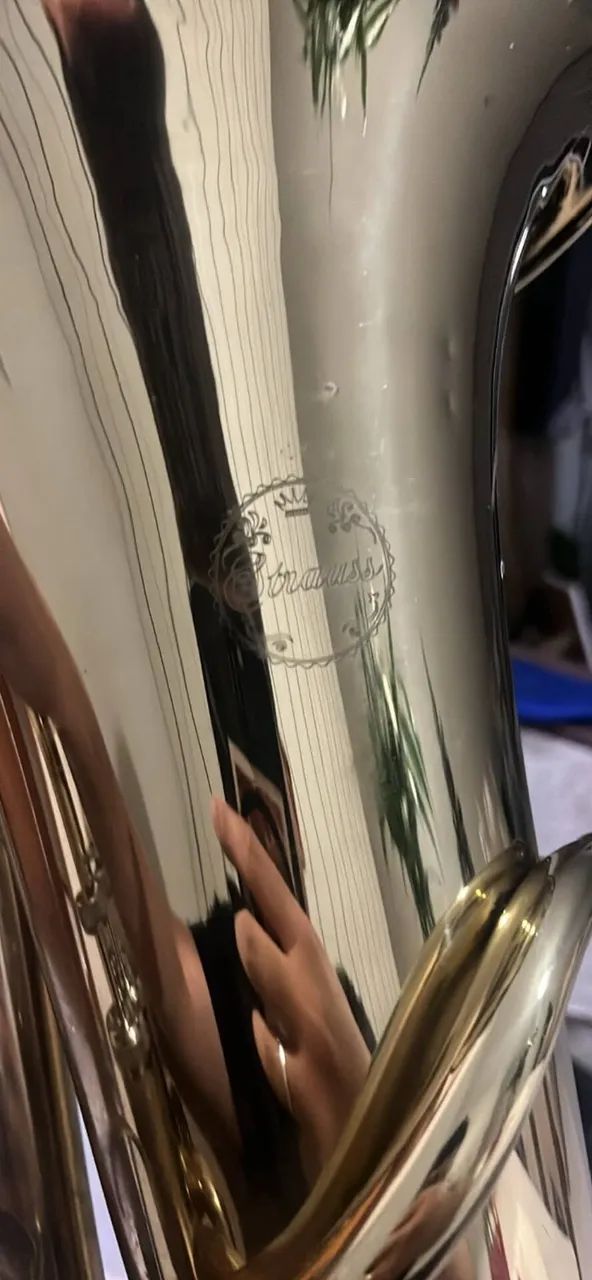 Eufônio (Bombardino) de Pistos, Marca Strauss - Foto 2