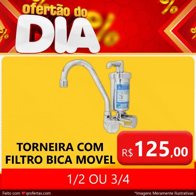 Torneira Giratoria com Filtro Bica Movel - - Foto 4