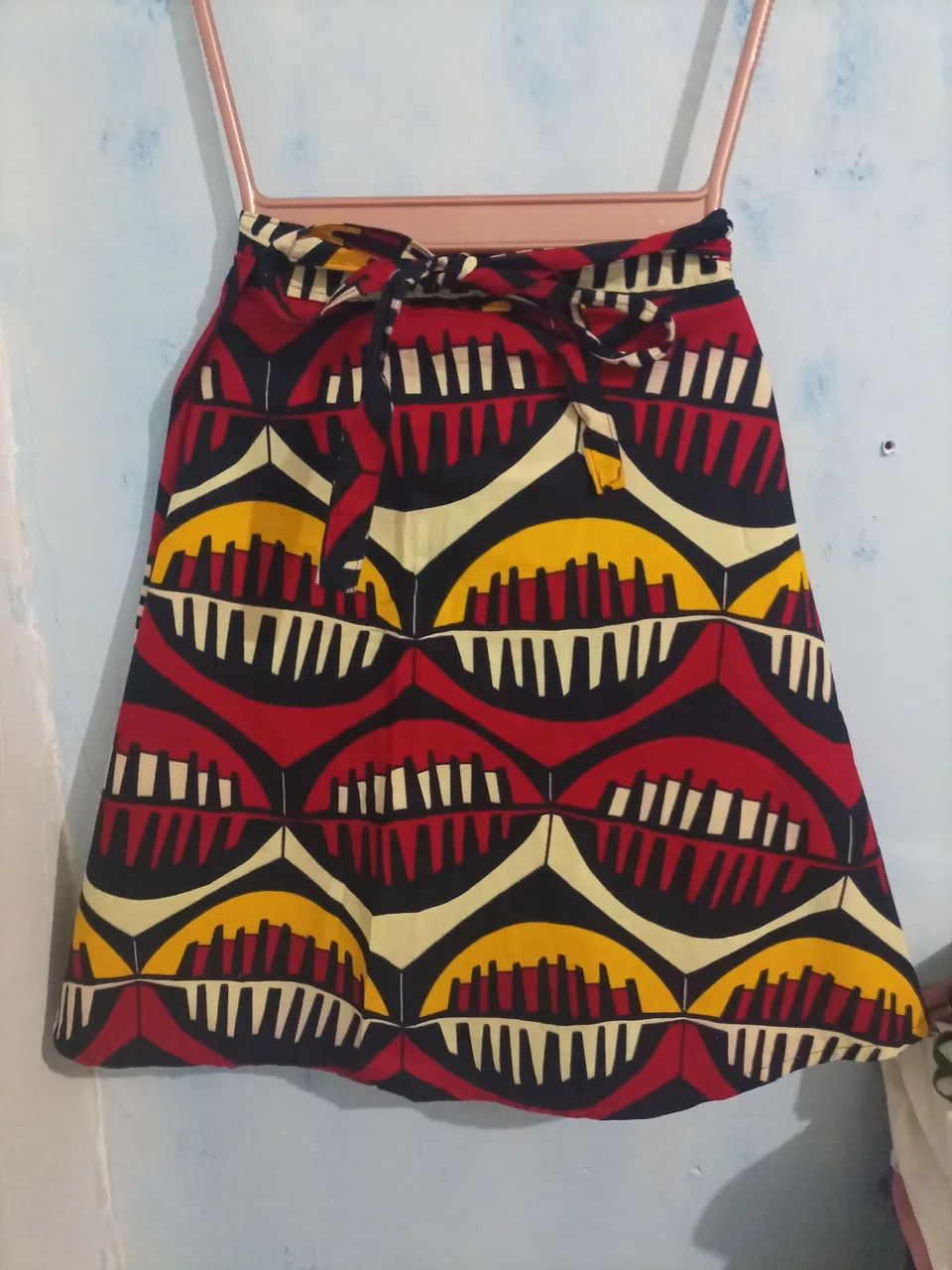 Saia midi estampada africana M/G - Foto 2