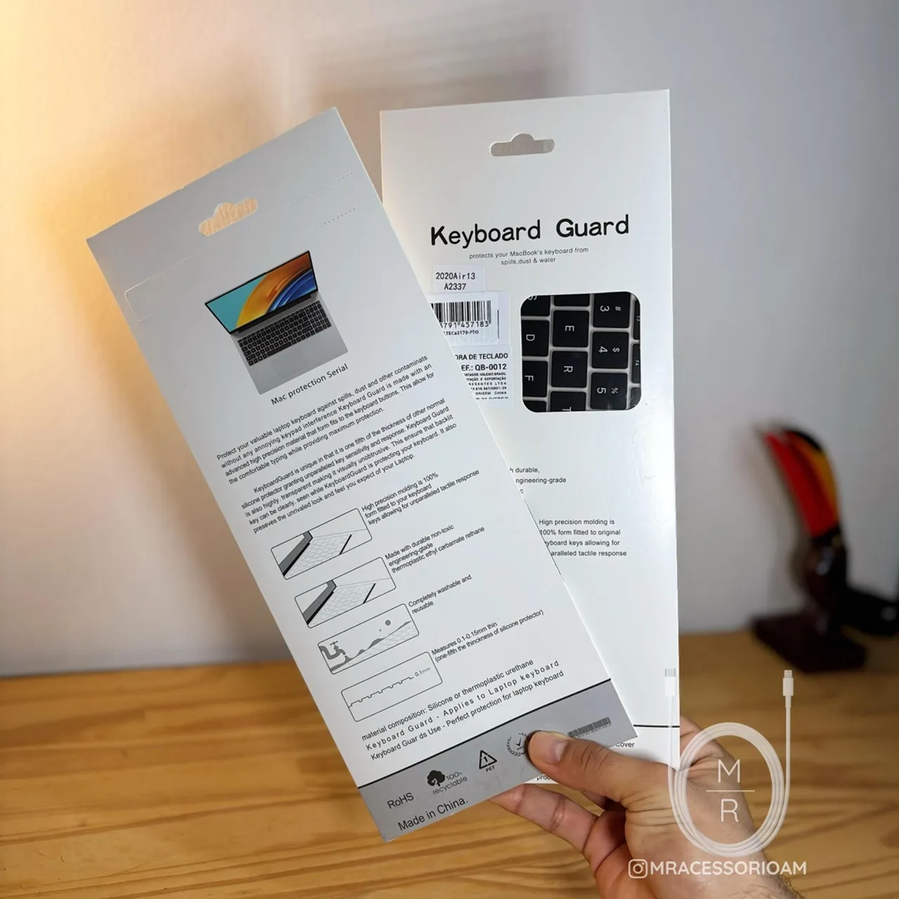 Protetor de Teclado Para MacBook / 12x no cartão