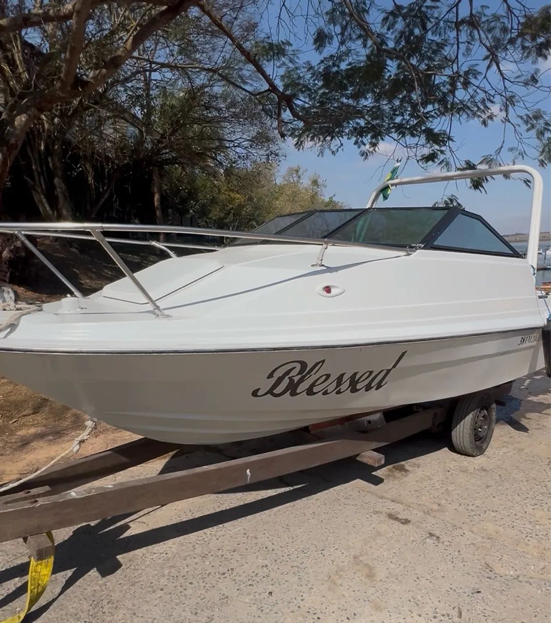 Lancha 16 pés cabinada - Foto 6