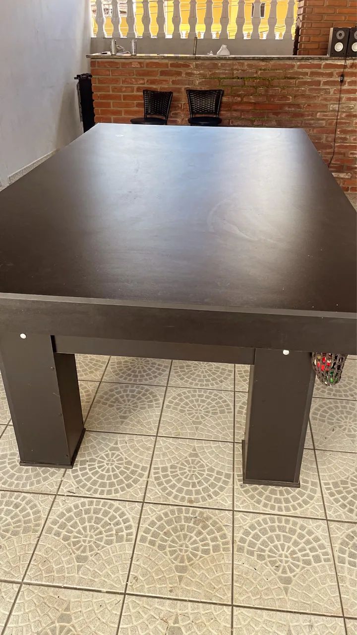 Mesa de bilhar 2,20 x 1,20 vermelha  - Foto 3
