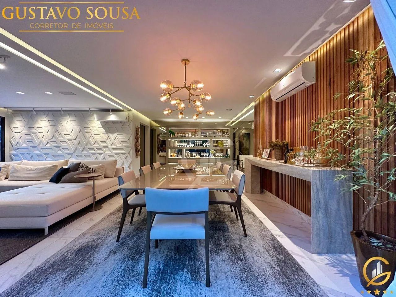 Porteira Fechada, móveis assinados, Design exclusivo, 05 Suítes e muito mais que essa resi - Foto 12