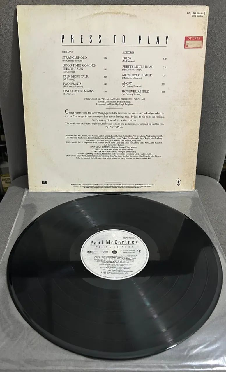 Vinil Paul McCartney Press to Play - Foto 2