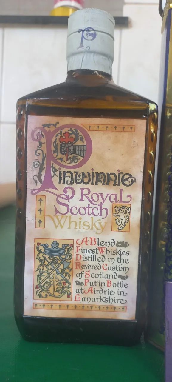 Raro Whisky Pinwinnie Royale Scotch Whisky 750ml, Bom Estado - Foto 3