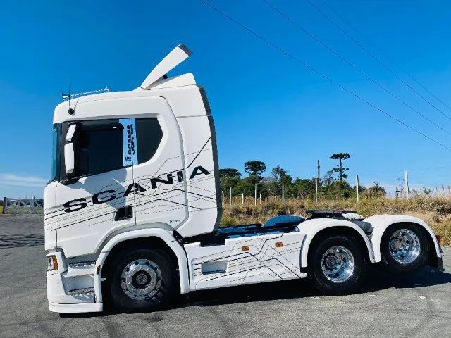 Scania R450 6x2 Highline Ano 20 Euro 5 Farol de teto,  Rodas de alumínio ar condicionado  - Foto 8