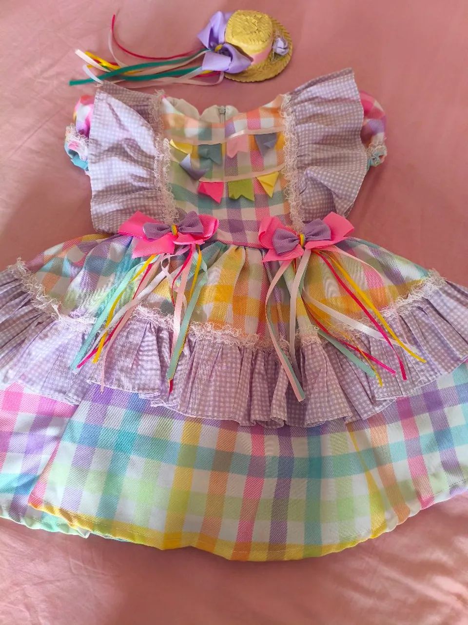 Vestido Infantil Festa Junina - Foto 2