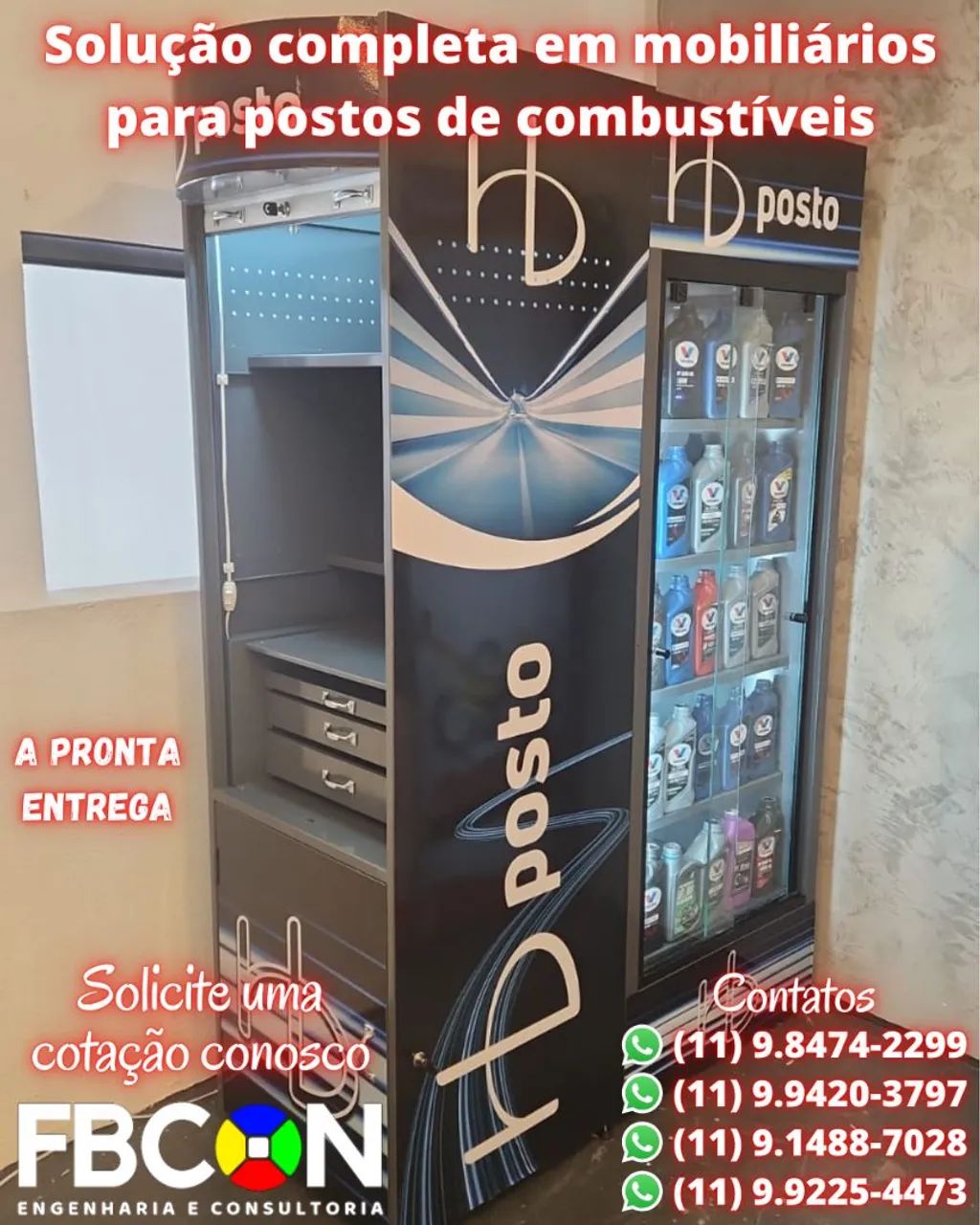 Mobiliários, expositores e comunicação visual para postos de combustíveis  - Foto 3
