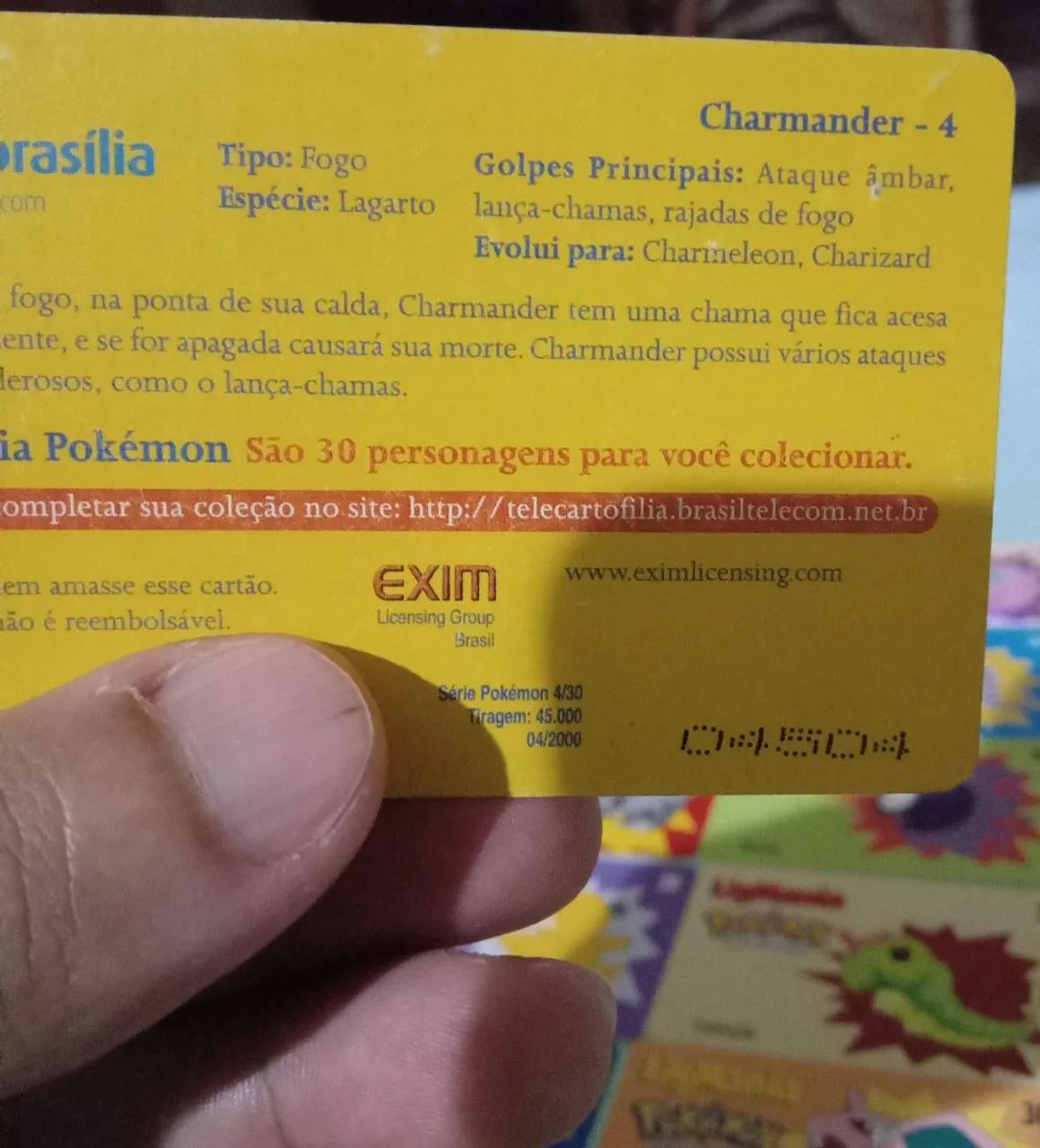Vinte Cartões telefônicos Pokémon - colecionáveis - Foto 5