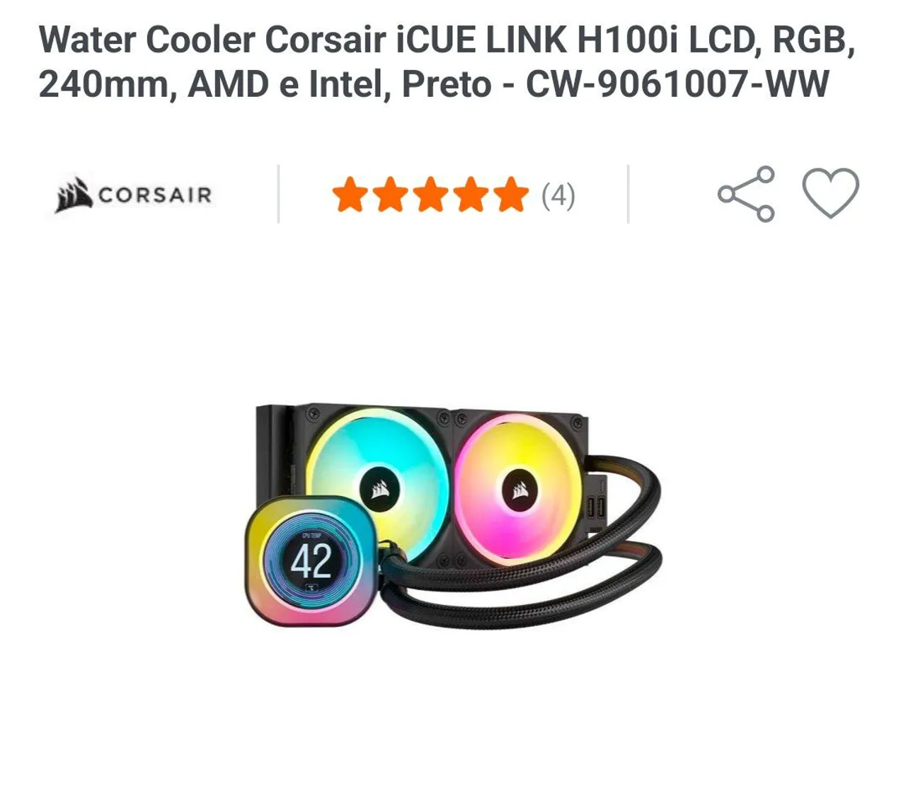 Vendo Walter cooler novo na caixa.