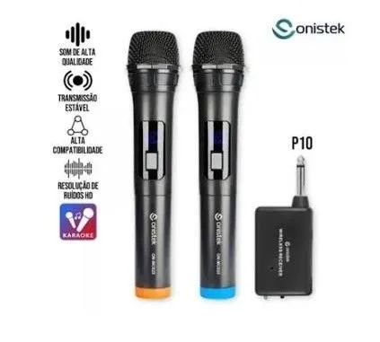 Microfone sem fio duplo Onistek 