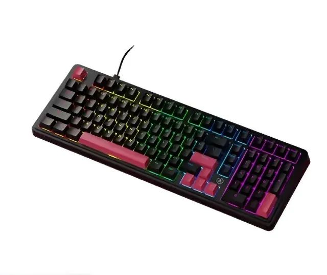 Teclado Mecânico Gamer Ajazz AK980 Preto - Novo