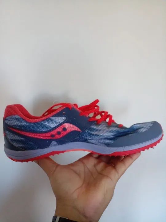 SAPATILHA DE ATLETISMO SAUCONY( CROSS COUNTRY)!! PRATICAMENTE NOVA. - Foto 3