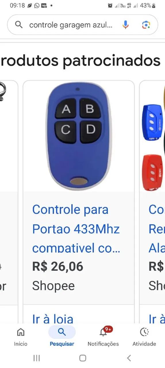 Gate Remote Control64289464437891121