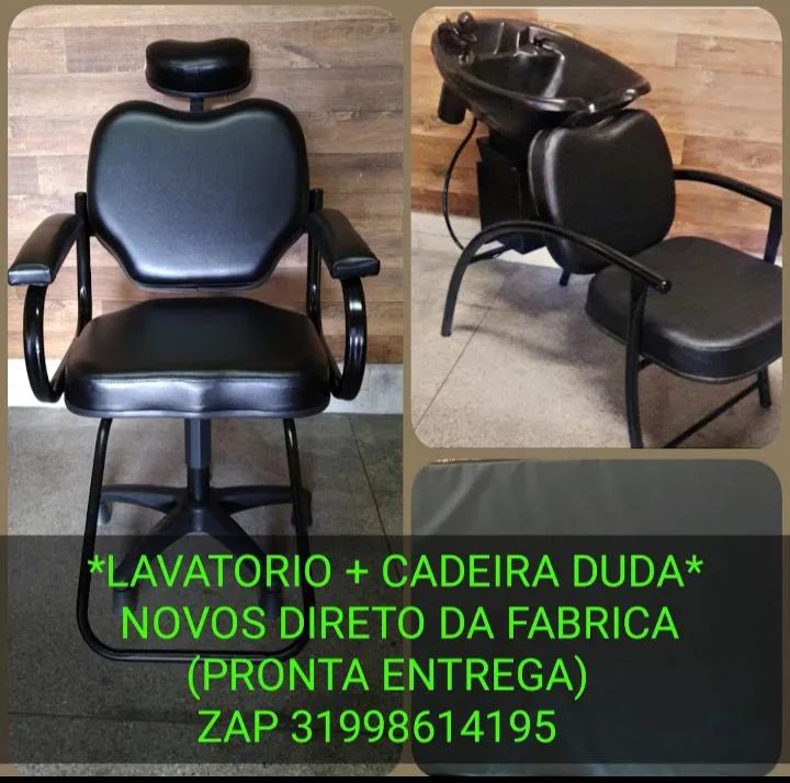 Lavatório e Cadeira para Salão de Beleza - Novos - Pronta Entrega