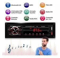 Rádio Carro Som Caminhão 6688 24v Mp3 Usb Aux Bluetooth 45w - Foto 2