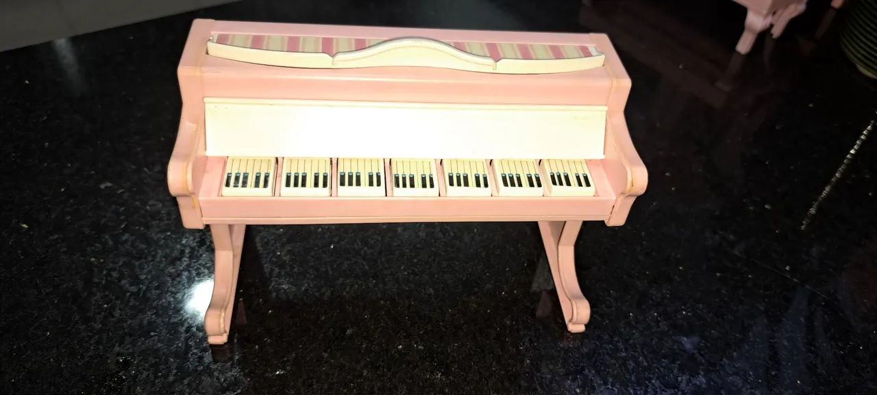 Piano de Brinquedo Rosa Barbie - Foto 3